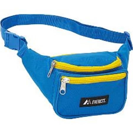 Everest 044KD-RBL-YE Signature Waist Pack - Standard - Royal Blue-Yellow